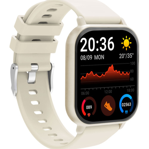 Denver SWC-176BE Relojes inteligentes y deportivos 4,6 cm (1.81") TFT Digital Pantalla táctil Beige-DI1 Denver SWC-176BE Relojes inteligentes y deportivos 4,6 cm (1.81") TFT Digital Pantalla táctil Beige