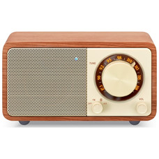 SANGEAN WR-7 PLUS CEREZO NATURAL / RADIO CON MUEBLE DE MADERA FM / BLUETOOTH / AUX-M017 SANGEAN WR-7 PLUS CEREZO NATURAL / RADIO CON MUEBLE DE MADERA FM / BLUETOOTH / AUX