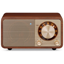 SANGEAN WR-7 PLUS NOGAL VINTAGE / RADIO CON MUEBLE DE MADERA FM / BLUETOOTH / AUX-M017 SANGEAN WR-7 PLUS NOGAL VINTAGE / RADIO CON MUEBLE DE MADERA FM / BLUETOOTH / AUX