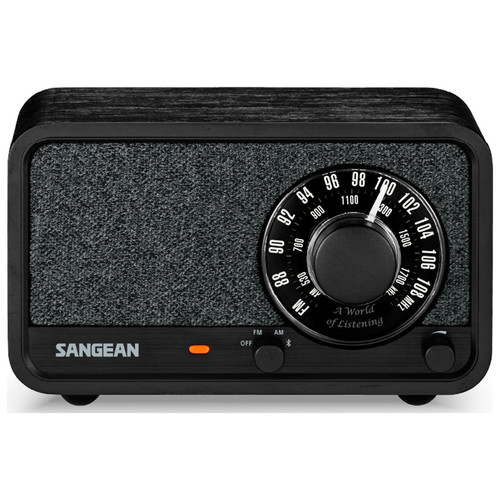 SANGEAN WR-8 ROBLE DE MEDIANOCHE / RADIO ANALÓGICA DE MADERA CON AM / FM / BLUETOOTH-M023 SANGEAN WR-8 ROBLE DE MEDIANOCHE / RADIO ANALÓGICA DE MADERA CON AM / FM / BLUETOOTH