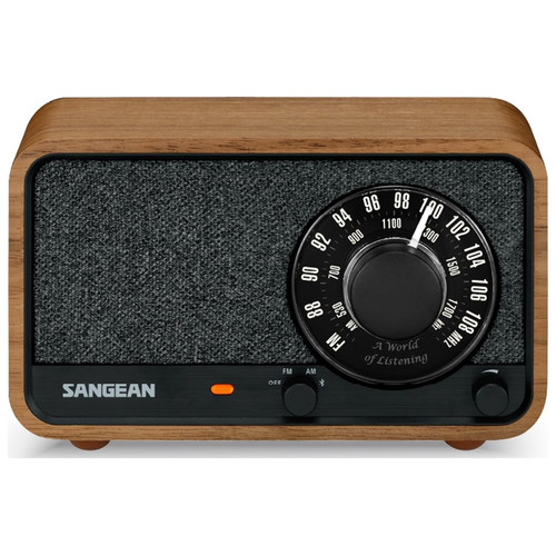 SANGEAN WR-8 NOGAL VINTAGE / RADIO ANALÓGICA DE MADERA CON AM / FM / BLUETOOTH-M023 SANGEAN WR-8 NOGAL VINTAGE / RADIO ANALÓGICA DE MADERA CON AM / FM / BLUETOOTH