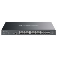 TP-Link Omada SX3832MPP switch Gestionado L2+ 10G Ethernet (100/1000/10000) Energía sobre Ethernet (PoE) DIN rail Negro
