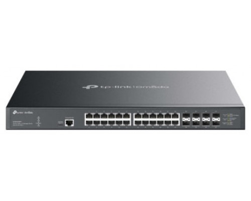 TP-Link Omada SX3832MPP switch Gestionado L2+ 10G Ethernet (100/1000/10000) Energía sobre Ethernet (PoE) DIN rail Negro