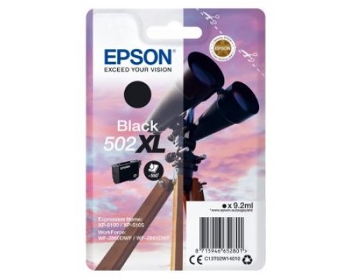 Cartucho tinta epson t02w140 502xl negro