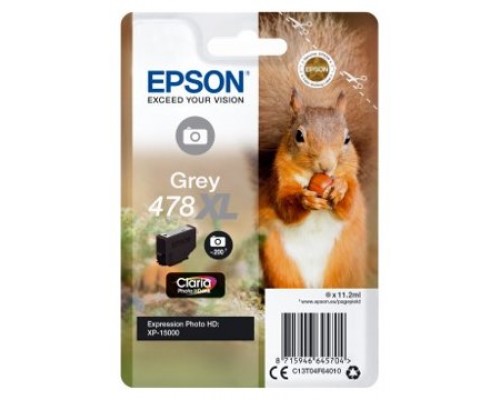 Cartucho tinta epson c13t04f64010 singlepack gris