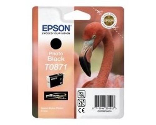 Cartucho tinta epson c13t08714010 negro flamenco