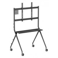 VOGELS 7410110 ESSENTIAL MEETING ROOM TROLLEY 50-86" 80 KG WITH SHELVE AND MINI PC ADAPTER VESA UP TO 900x600