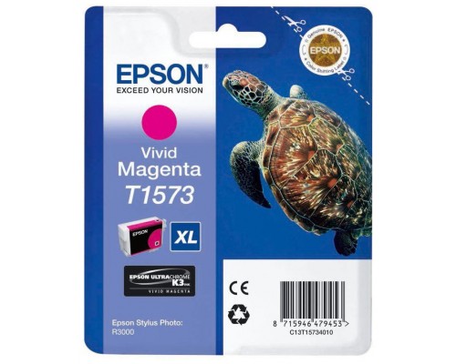 Cartucho tinta epson t157340 magenta vivo