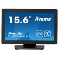 iiyama ProLite T1633MSC-B1 pantalla para PC 39,6 cm (15.6") 1920 x 1080 Pixeles Full HD LCD Pantalla táctil Negro