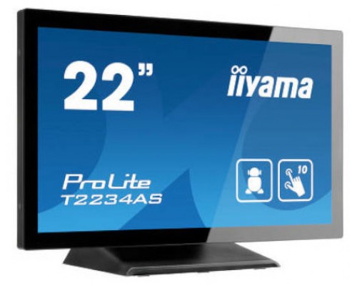 PANEL-PC IIYAMA 22" PROLITE T2234AS-B1, TACTIL, 1920 x 1080, HDMI, TECN. PCAP DE 10 PUNTOS, ANDROID