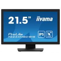iiyama ProLite T2234MSC-B1S pantalla para PC 54,6 cm (21.5") 1920 x 1080 Pixeles Full HD Pantalla táctil Negro