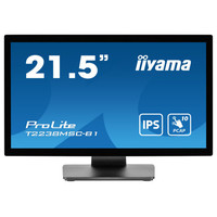 iiyama ProLite T2238MSC-B1 pantalla para PC 54,6 cm (21.5") 1920 x 1080 Pixeles Full HD LED Pantalla táctil Negro-70MR iiyama ProLite T2238MSC-B1 pantalla para PC 54,6 cm (21.5") 1920 x 1080 Pixeles Full HD LED Pantalla táctil Negro