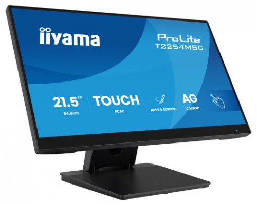 iiyama T2254MSC-B2AG pantalla para PC 54,6 cm (21.5") 1920 x 1080 Pixeles Full HD LED Pantalla táctil Negro