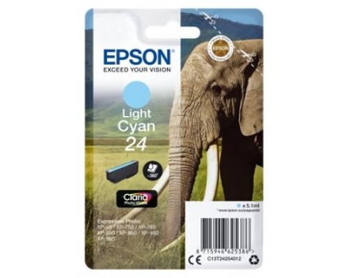 Cartucho tinta epson c13t24254012 cian claro