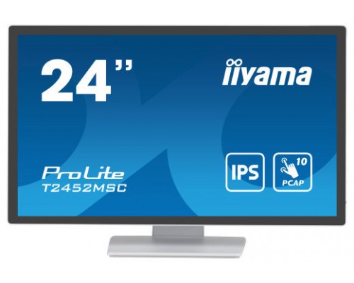 iiyama ProLite pantalla para PC 60,5 cm (23.8") 1920 x 1080 Pixeles Full HD LCD Pantalla táctil Multi-usuario Blanco