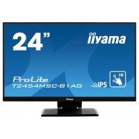 iiyama ProLite T2454MSC-B1AG monitor pantalla táctil 60,5 cm (23.8") 1920 x 1080 Pixeles Negro Multi-touch Multi-usuario