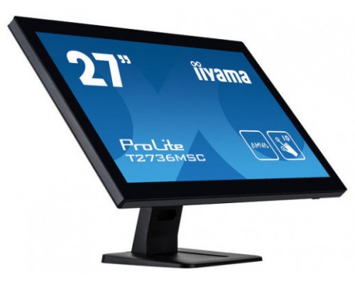 iiyama ProLite T2752MSC-B1 pantalla para PC 68,6 cm (27") 1920 x 1080 Pixeles Full HD LED Pantalla táctil Negro