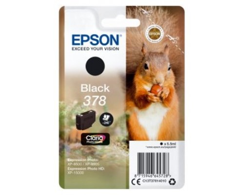 Cartucho tinta epson c13t37814010 singlepack negro