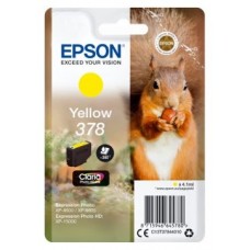 Cartucho tinta epson c13t37844010 singlepack amarillo