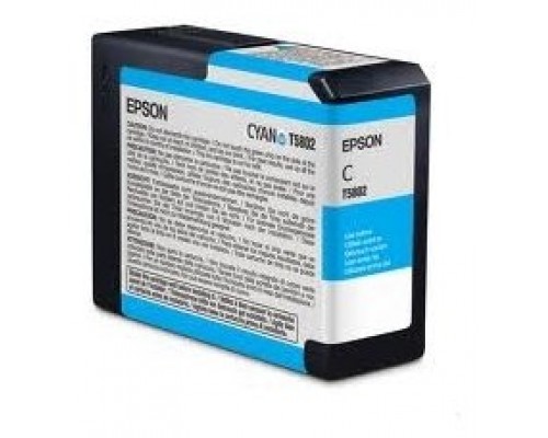 Cartucho tinta epson t5802 cian 80ml