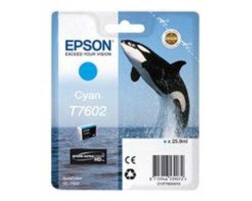 Cartucho tinta epson t760240 cian supercolor