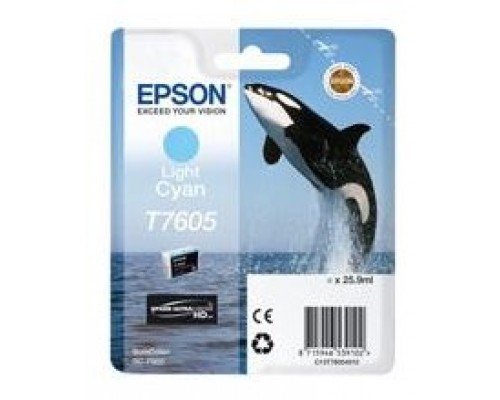 Cartucho tinta epson t760540 cian claro