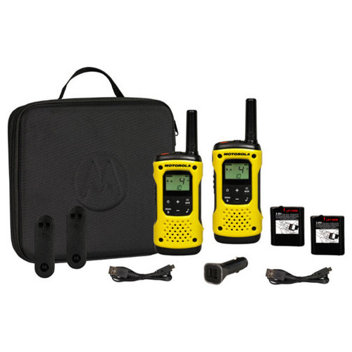 MOTOROLA TLKR T92H20 AMARILLO / PAREJA DE WALKIE TALKIES-M020 MOTOROLA TLKR T92H20 AMARILLO / PAREJA DE WALKIE TALKIES