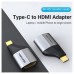 ADAPTADOR USB-C/M A HDMI/H NEGRO VENTION (Espera 4 dias)