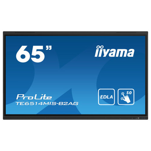 MONITOR IIYAMA 65" IIWARE12E , ANDROID 13, 50-P, 3840X2160, UHD, FAN-LESS, MM 2X 8W + 2X 18W , MICRO 8X, HDMI 4X, HDMI-OUT, USB-C 2X UP TO 100W , MINI-JACK, OPTICAL, 435CD/M, LANDSCAPE, LAN 2X RS232C, WIFI/BT, VESA 600X400 , SLOT OPC (TE6514MIS-B2AG-MR221 MONITOR IIYAMA 65" IIWARE12E , ANDROID 13, 50-P, 3840X2160, UHD, FAN-LESS, MM 2X 8W + 2X 18W , MICRO 8X, HDMI 4X, HDMI-OUT, USB-C 2X UP TO 100W , MINI-JACK, OPTICAL, 435CD/M, LANDSCAPE, LAN 2X RS232C, WIFI/BT, VESA 600X400 , SLOT OPC (TE6514MIS-B2AG