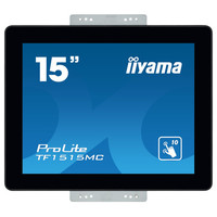 iiyama ProLite TF1515MC-B2 monitor pantalla táctil 38,1 cm (15") 1024 x 768 Pixeles Negro Multi-touch-61MR iiyama ProLite TF1515MC-B2 monitor pantalla táctil 38,1 cm (15") 1024 x 768 Pixeles Negro Multi-touch