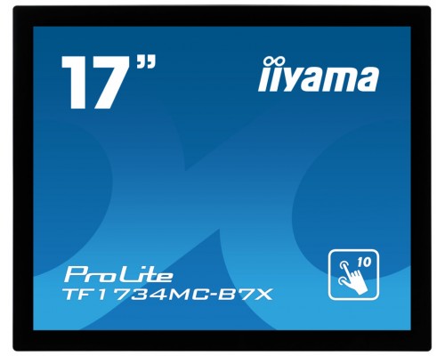 iiyama ProLite TF1734MC-B7X monitor pantalla táctil 43,2 cm (17") 1280 x 1024 Pixeles Multi-touch Negro