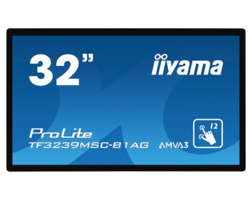 iiyama ProLite TF3239MSC-B1AG monitor pantalla táctil 80 cm (31.5") 1920 x 1080 Pixeles Multi-touch Multi-usuario Negro