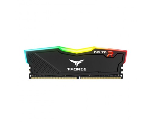 DDR4 TEAMGROUP T-FORCE DELTA RGB 16GB X2 3200 NEGRO CL16-20-20-40 1.35V