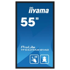 iiyama TF5539AS-B1AG pantalla de señalización Pantalla plana para señalización digital 138,7 cm (54.6") LED 500 cd / m² 4K Ultra HD Negro Pantalla táctil Procesador incorporado Android 24/7