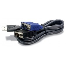 CABLE TRENDENET KVM USB/VGA 3MTS 10PIES