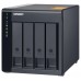 QNAP TL-D400S caja para disco duro externo Carcasa de disco duro/SSD Negro, Gris 2.5/3.5"