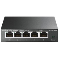TP-Link TL-SG105S No administrado Gigabit Ethernet (10/100/1000) Negro-6DI TP-Link TL-SG105S No administrado Gigabit Ethernet (10/100/1000) Negro