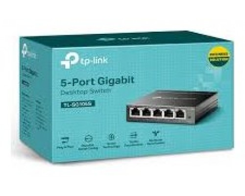 SWITCH TP-LINK SG105S 5PTOS 10/100/1000MBPS