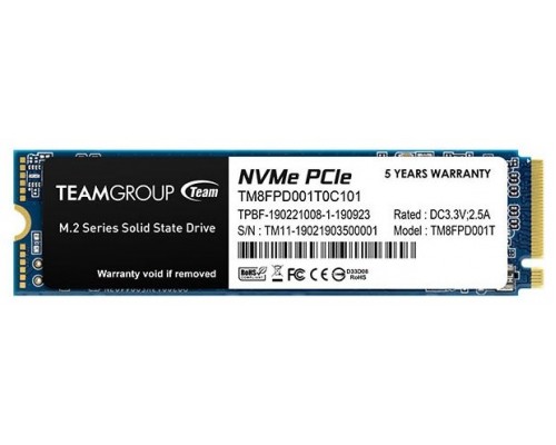 HD  SSD 1TB TEAMGROUP M.2 2280 NVME PCIEX 4.0 MP333