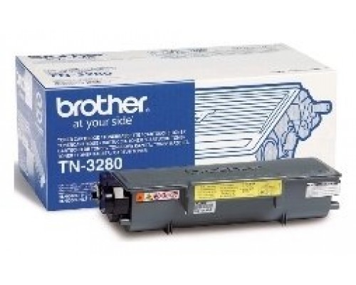 Toner brother tn3280 negro 8000 páginas