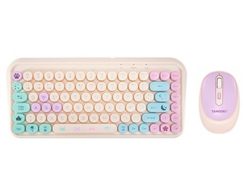 PACK TECLADO+RATON FR-TEC TANOOKI COZY