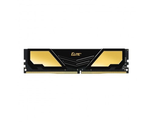 DDR4 TEAMGROUP ELITE HEATSINK 16GB 3200 NEGRO / DORADO