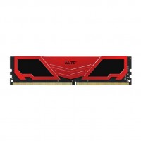 DDR4 TEAMGROUP ELITE HEATSINK 16GB 3200 NEGRO / ROJO