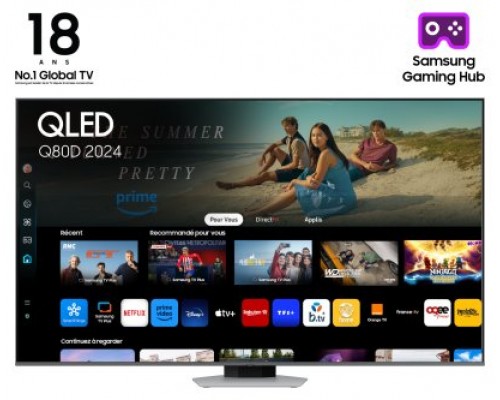 Samsung TQ85Q80DAT 2,16 m (85") 4K Ultra HD Smart TV Wifi Plata