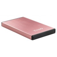 CAJA EXTERNA 2.5 TOOQ 95 MM SATA USB 3.0/3.1 GEN1 ROSA