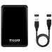 Tooq TQE-2538B Caja Slim HDD 2.5" USB 3.1Gen1