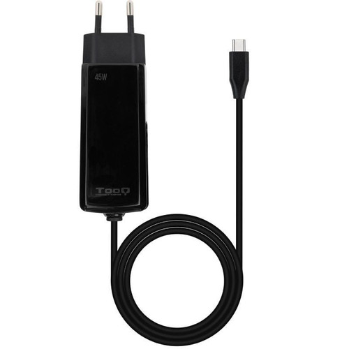 CARGADOR PORTATIL 45W TOOQ GAN USB-C PD CUBICO NEGRO-CN3 CARGADOR PORTATIL 45W TOOQ GAN USB-C PD CUBICO NEGRO