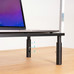 Tooq TQMR081 Soporte elevador monitores Negro