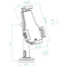 Tooq TQTDS0812 Soporte mesa/pared tablet antirrobo-IA6 Tooq TQTDS0812 Soporte mesa/pared tablet antirrobo