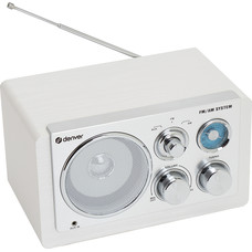 RADIO DENVER DE DISEÑO MODERNO BLANCA-DI5 RADIO DENVER DE DISEÑO MODERNO BLANCA